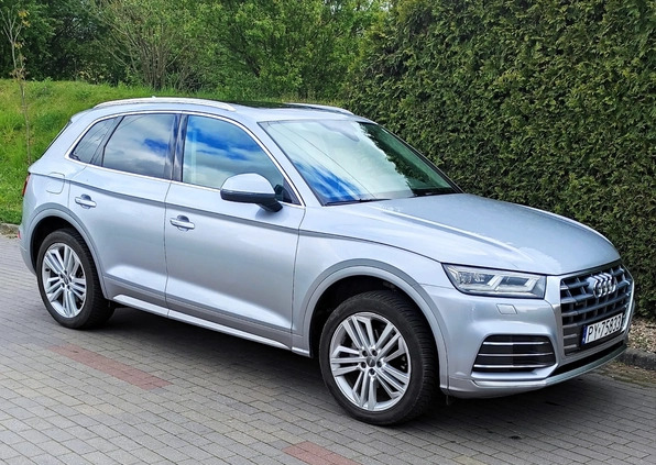 Audi Q5 cena 108500 przebieg: 142000, rok produkcji 2018 z Poznań małe 277